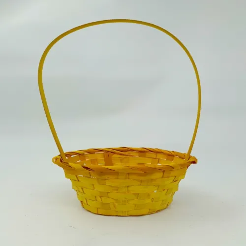 Корзина плетеная бамбук 13*9,5/28см (арт. 266 )