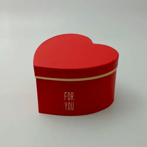 Коробка СЕРДЦЕ "Fo you" 23,5*23см