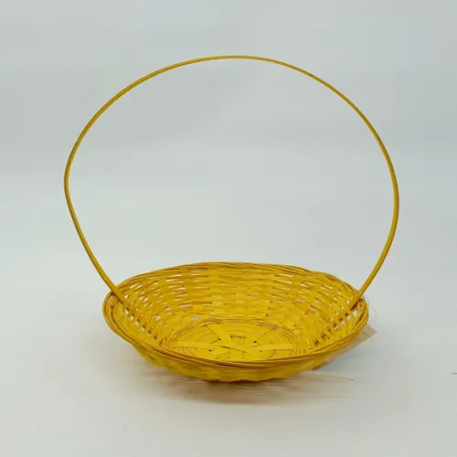 Корзина плетеная (бамбук) 19*5см